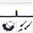 Elumen8 Rubber Connectable Dimmable LED String Lights Warm White 10m - Back Panel and Connections