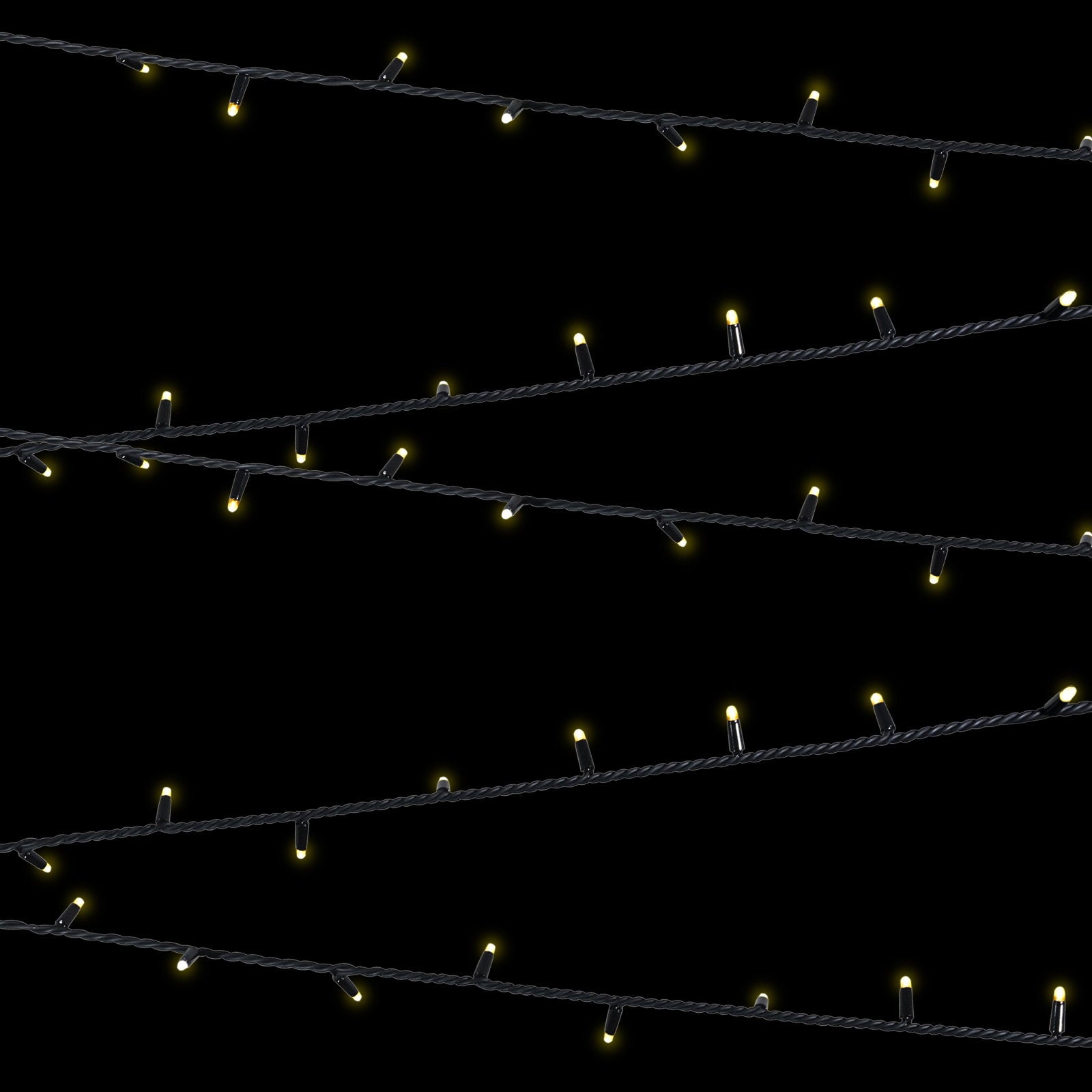 Elumen8 Rubber Connectable Dimmable LED String Lights Warm White 20m - Back Panel and Connections