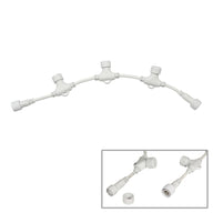 Elumen8 White String/Net Lights Adaptor Cable - 1 In 3 Out 0.4m - Main View