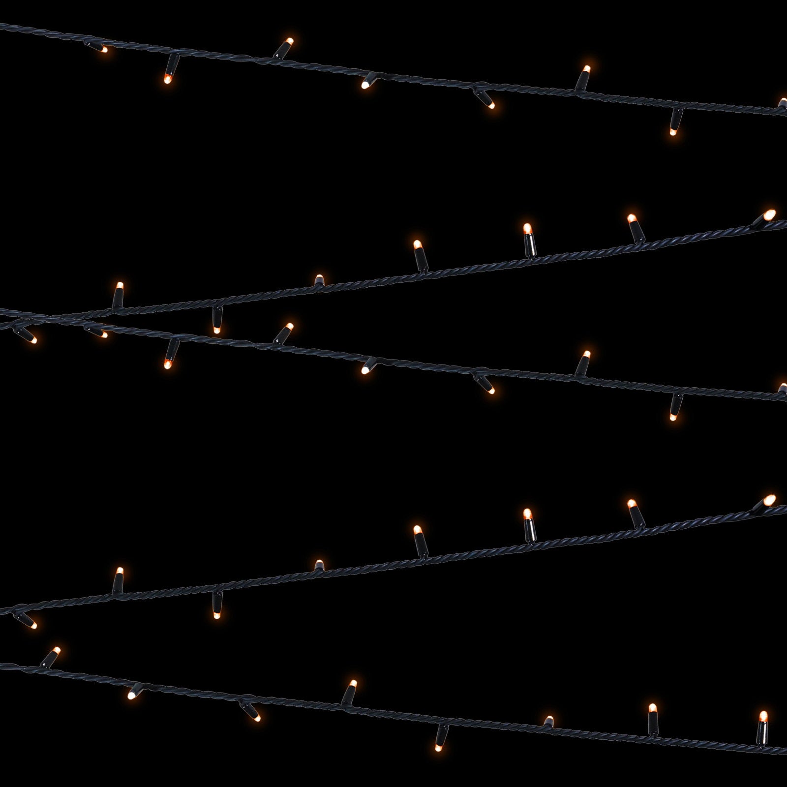 Elumen8 Rubber Connectable Dimmable LED String Lights Orange 20m - Alternate View 1