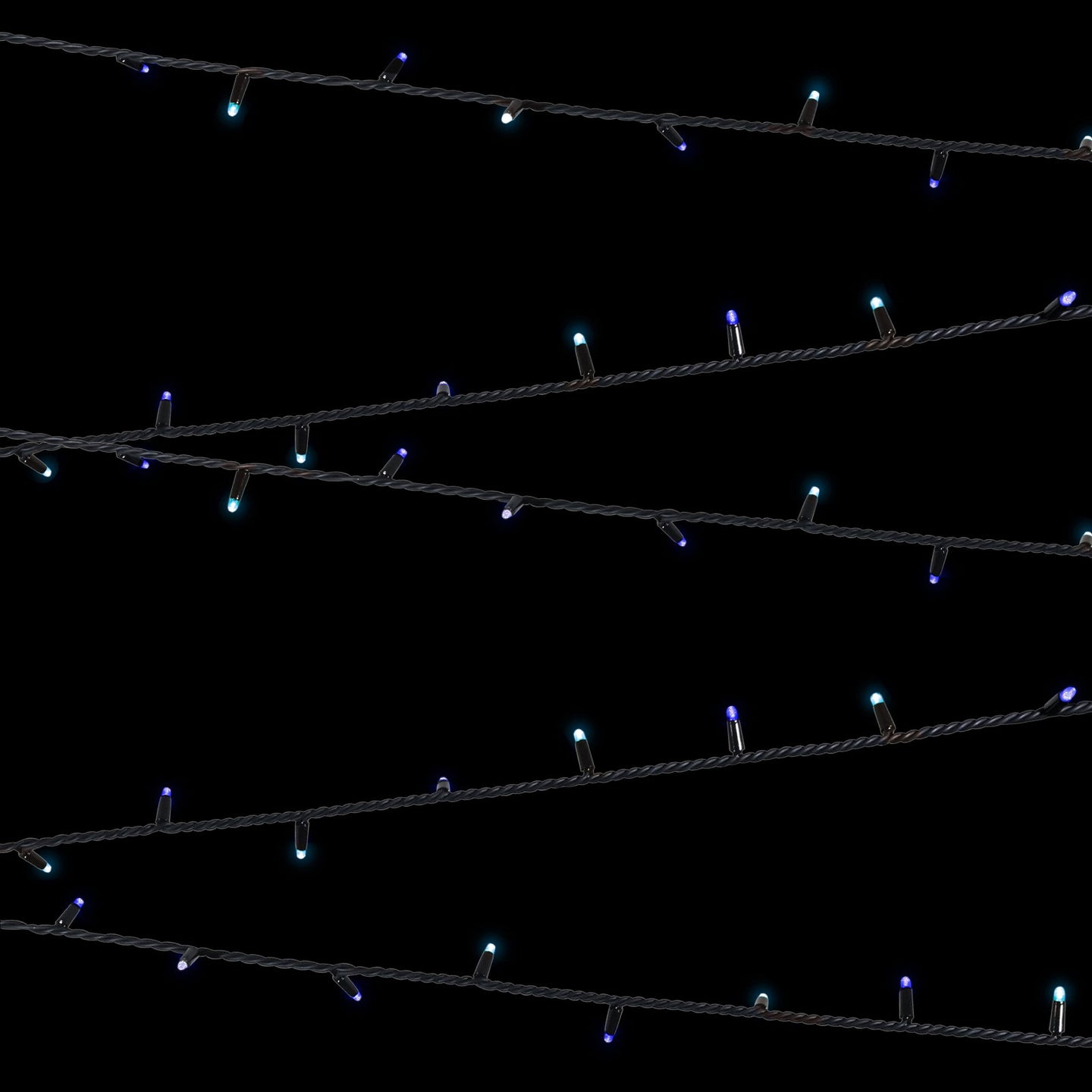 Elumen8 Rubber Connectable Dimmable LED String Lights Blue/Cool White 10m - Alternate View 3