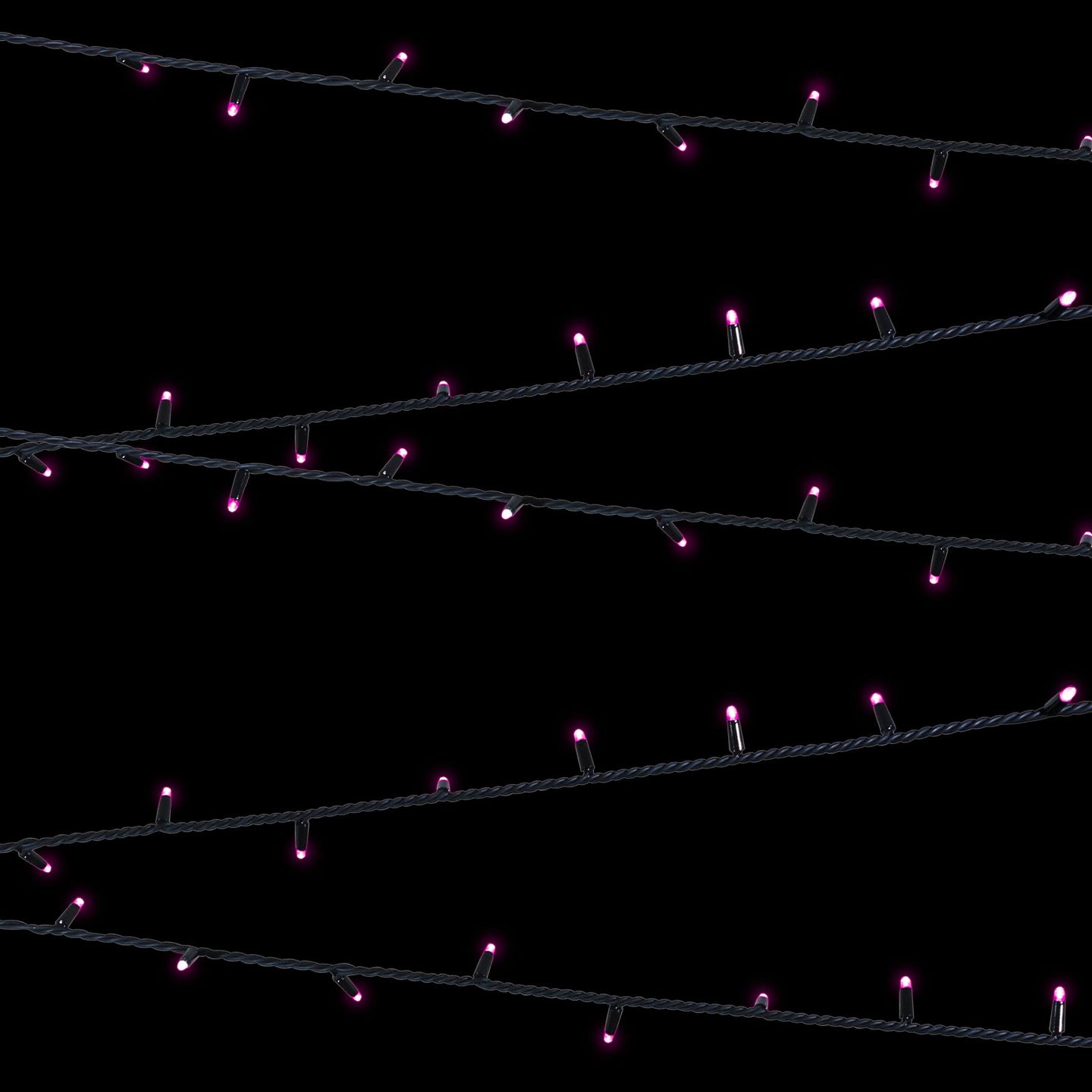 Elumen8 Rubber Connectable Dimmable LED String Lights Pink 10m - Alternate View 5