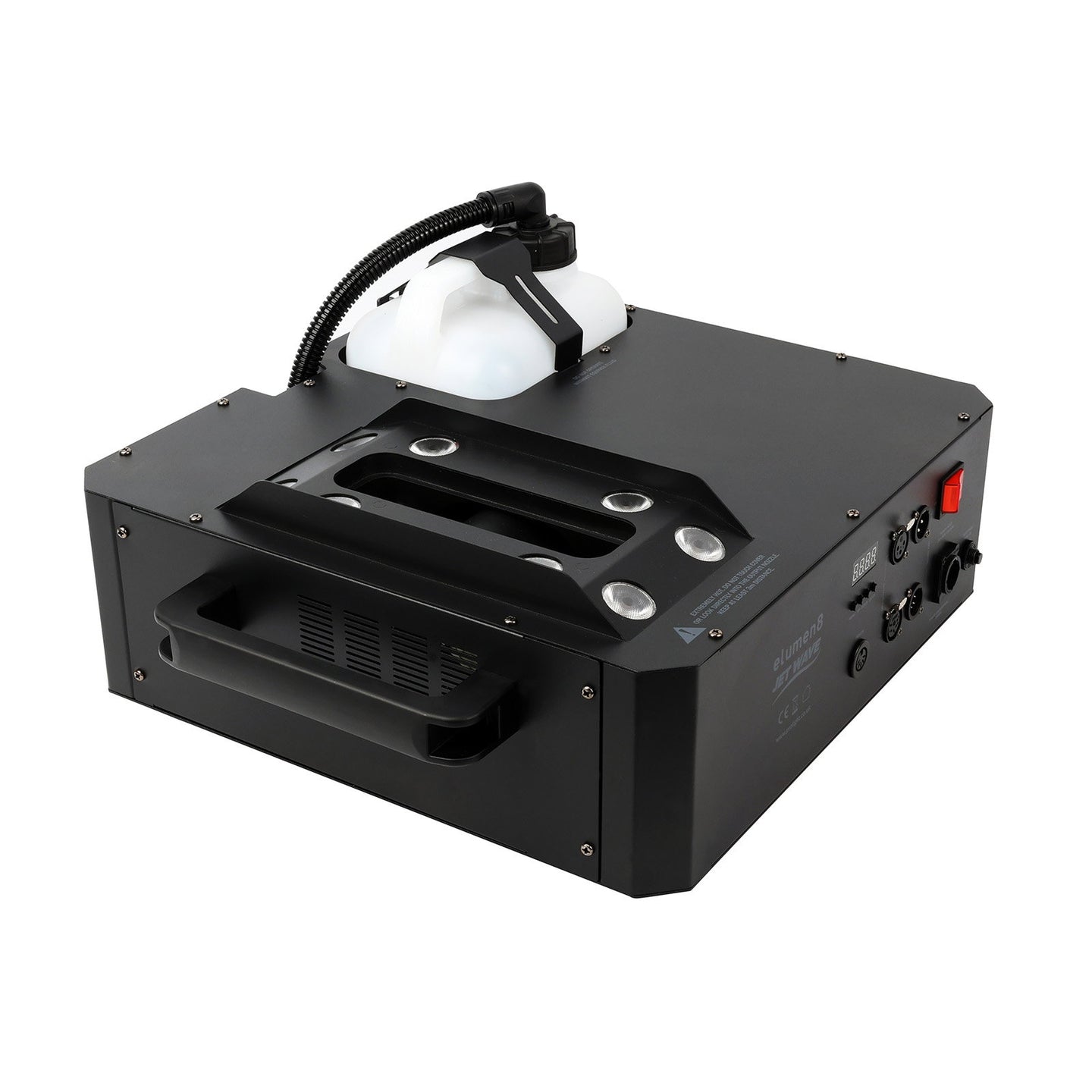Elumen8 Jet Wave Vertical Fog Machine - Back Panel and Connections