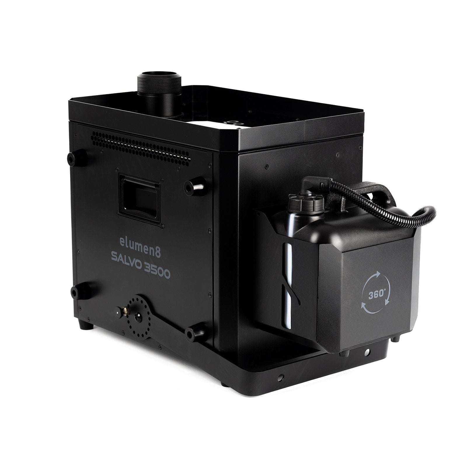 Elumen8 Salvo 3500 Vertical Fogger - Back Panel and Connections