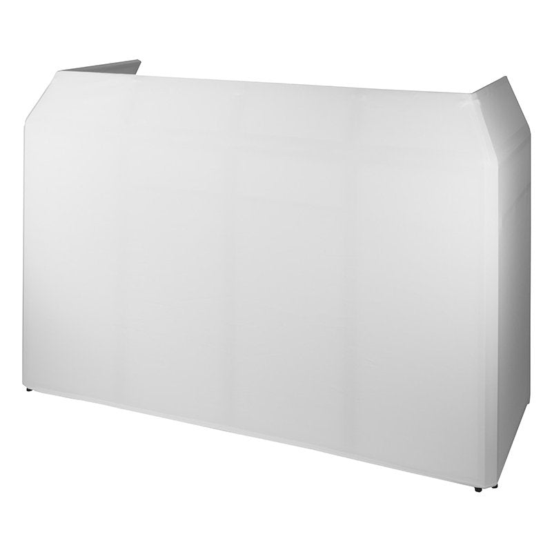 Equinox PRO DJ Booth Lycra - White - Back Panel and Connections