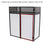 Equinox Combi Booth System Replacement White Lycra Set (4 Panels) - Main View