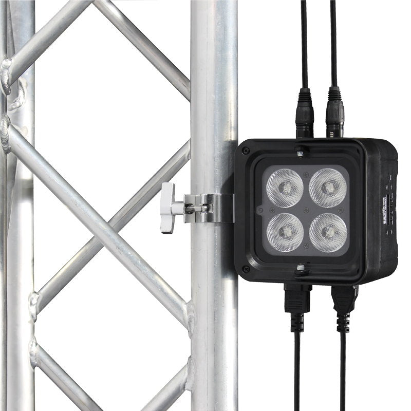 Equinox Colour Raider Uplighter Pack - Back Panel and Connections