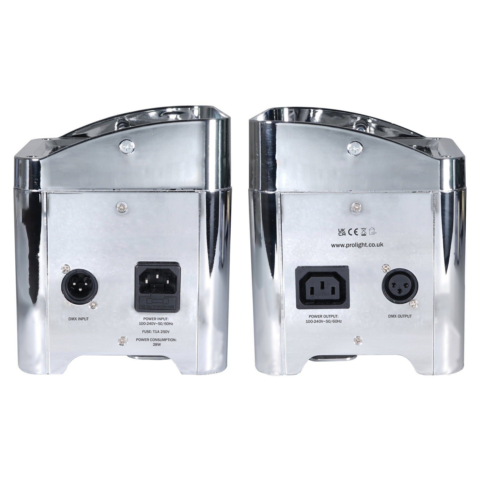 Equinox Colour Raider Lithium Battery Uplighter Pack (Chrome Housing) - Alternate View 5