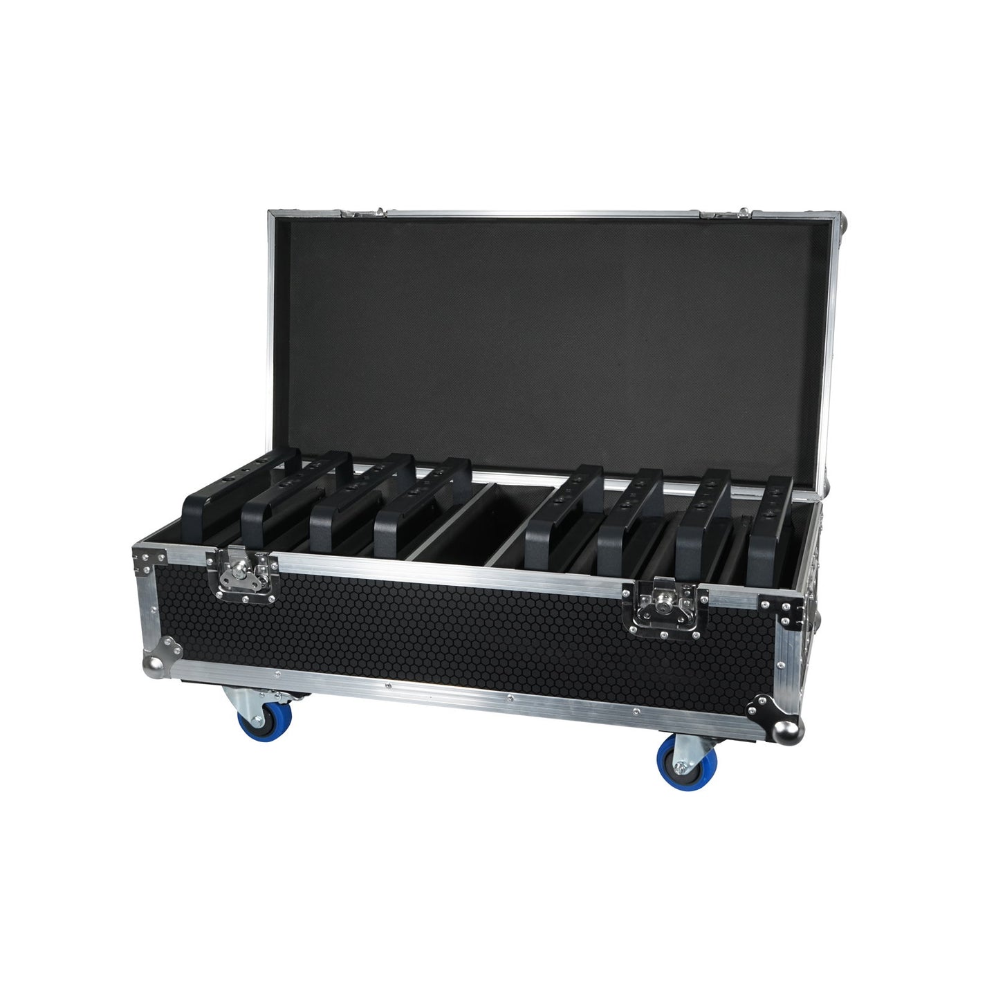 Equinox 8 Way Blitzer Impact 384 Flight Case - Back Panel and Connections