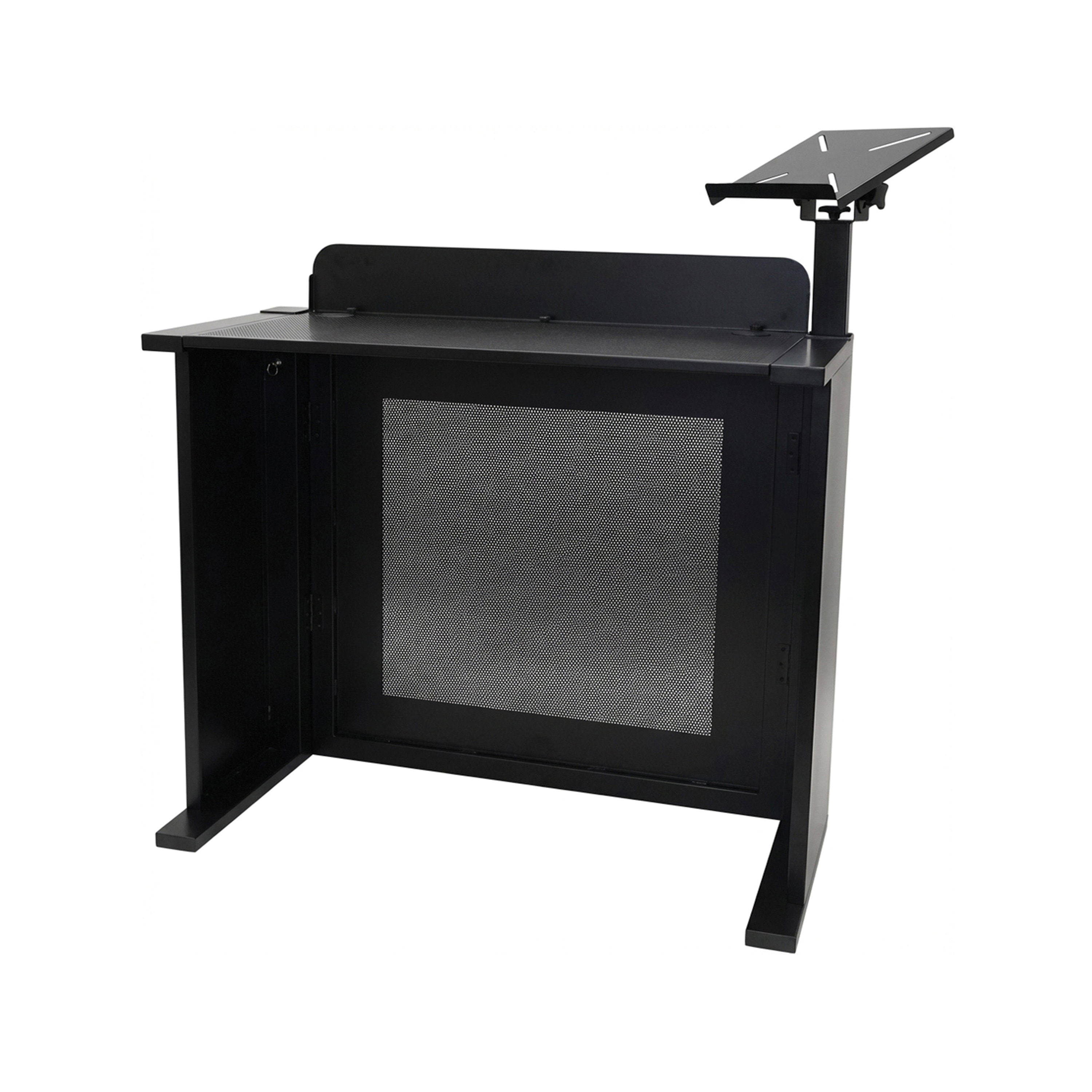 Equinox Event Booth Black - Back Panel and Connections