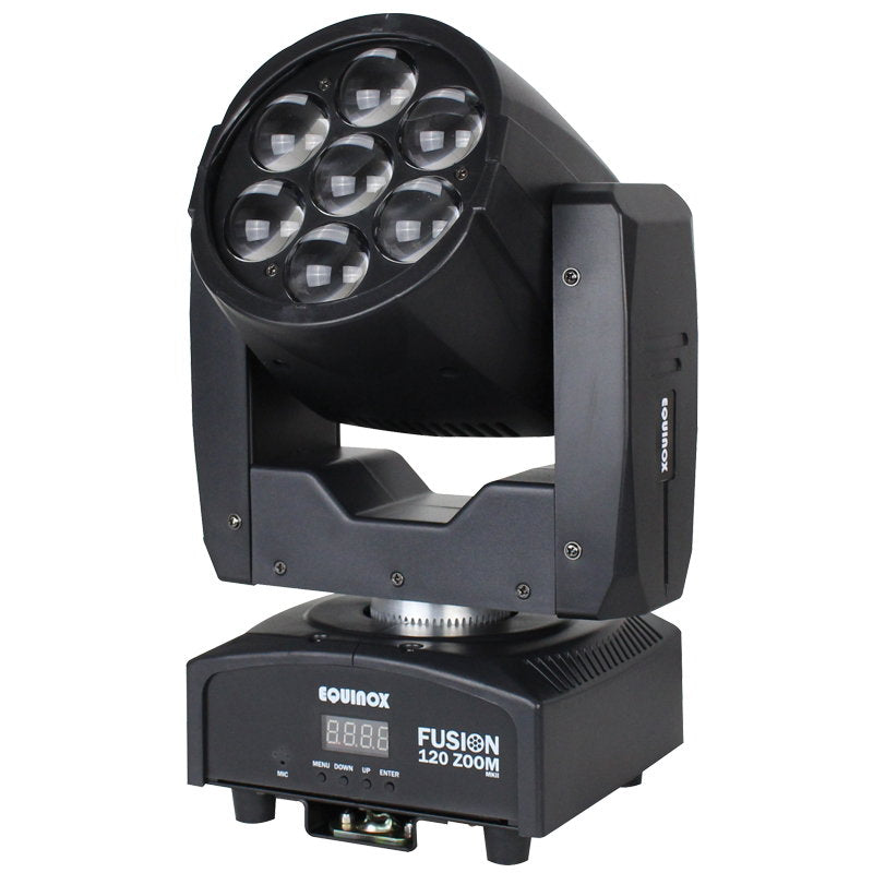Equinox Fusion 120 Zoom MKII - Back Panel and Connections