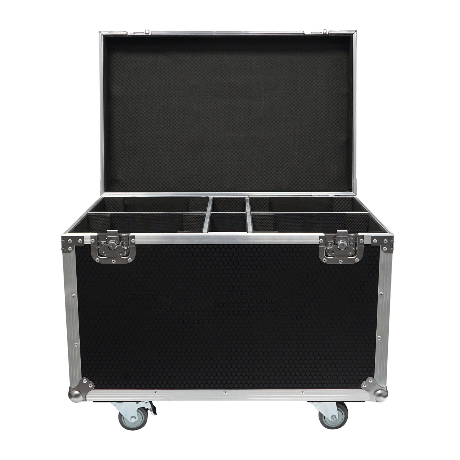 Equinox 4 Way Fusion Reflecta Flight Case - Back Panel and Connections