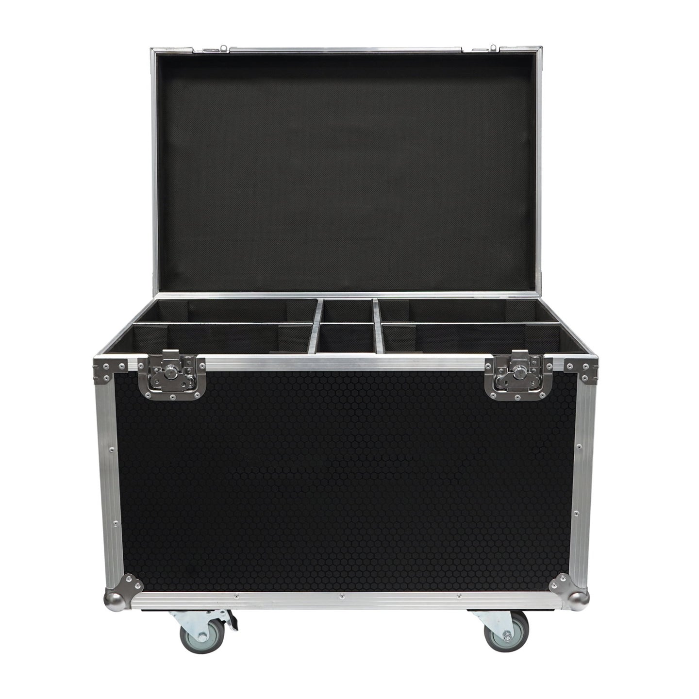 Equinox 4 Way Fusion Reflecta Flight Case - Back Panel and Connections