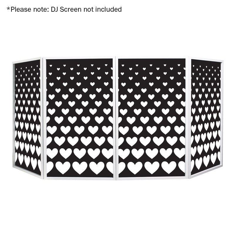Equinox DJ Screen Heart Design Lycra (4 Pack) - Alternate View 4