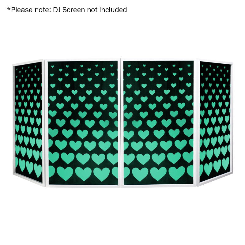 Equinox DJ Screen Heart Design Lycra (4 Pack) - Alternate View 5