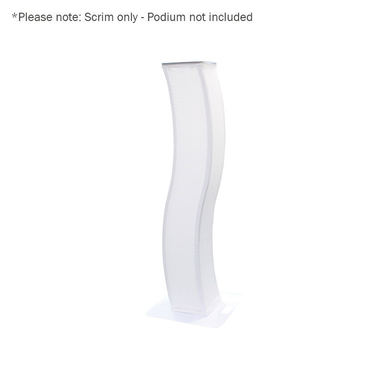 Equinox Replacement 1.5m Curve DJ Plinth Kit Scrim - Main View