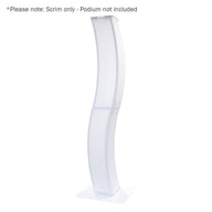 Equinox Replacement 2.0m Curve DJ Plinth Kit Scrim - Main View