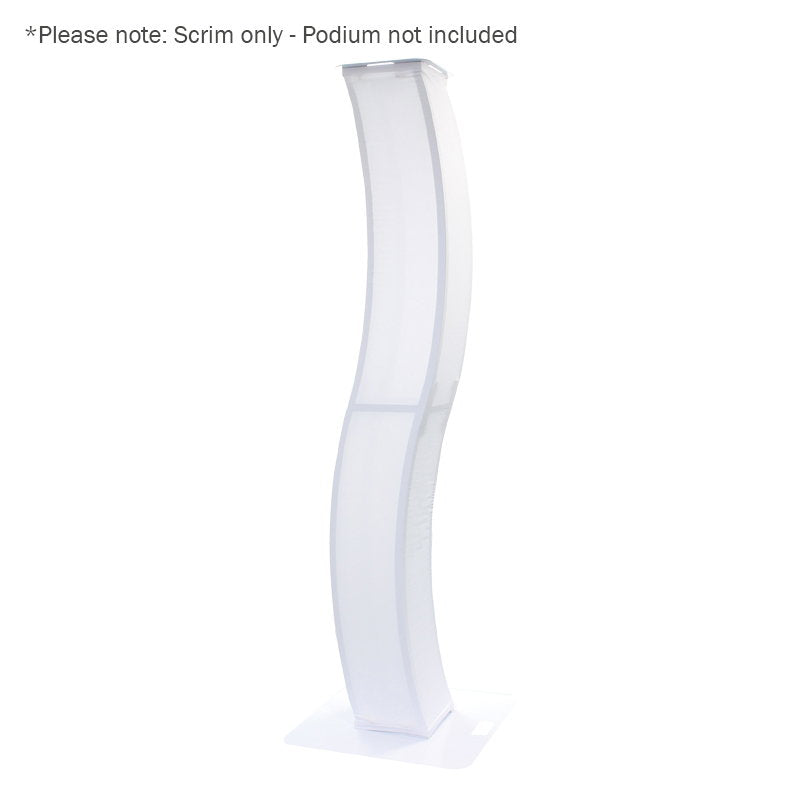Equinox Replacement 2.0m Curve DJ Plinth Kit Scrim - Main View