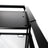 Equinox DJ Booth Laptop Shelf MKII - Back Panel and Connections