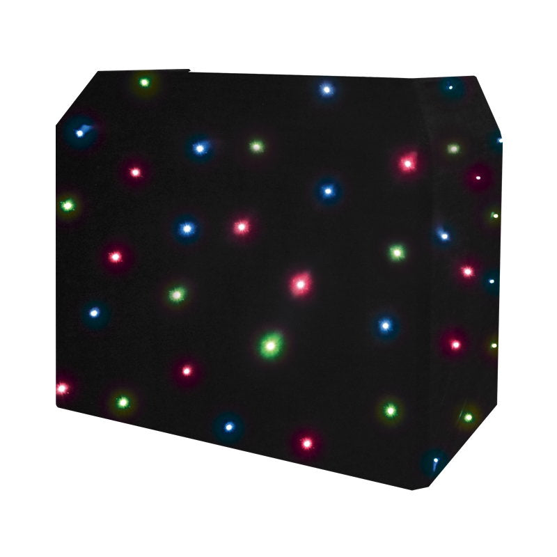 Equinox DJ Booth Quad LED Starcloth System MKII - Back Panel and Connections