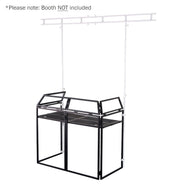 Equinox DJ Booth Overhead Kit MKII White - Back Panel and Connections