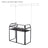 Equinox DJ Booth Overhead Kit MKII White - Back Panel and Connections
