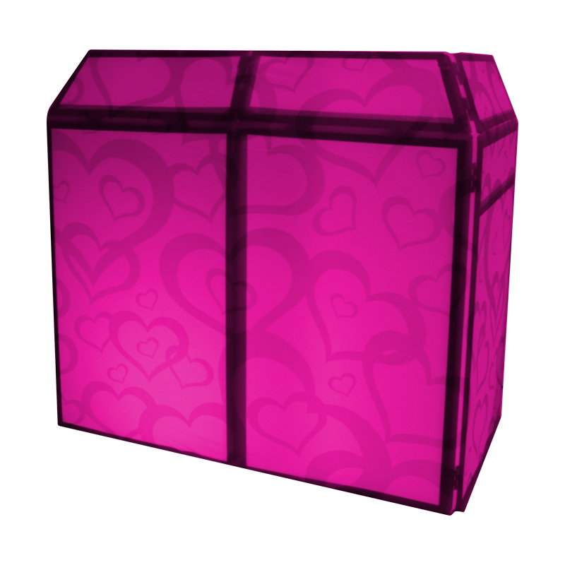 Equinox DJ Booth Heart Design Lycra - Alternate View 8