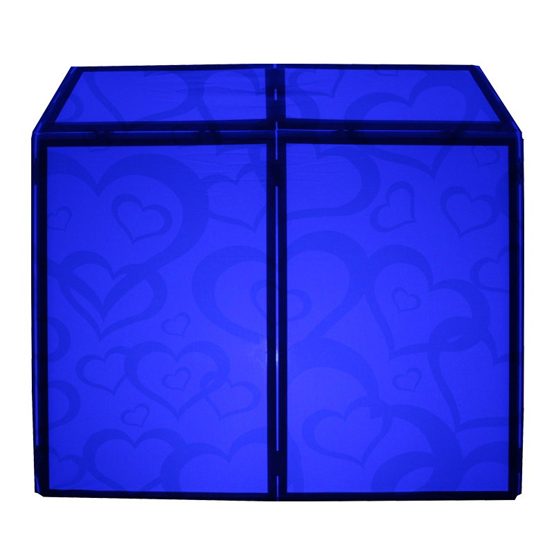 Equinox DJ Booth Heart Design Lycra - Alternate View 4