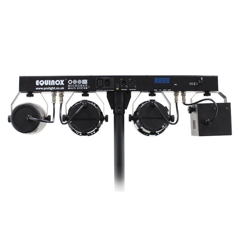 Equinox Microbar Multi System - Back Panel and Connections