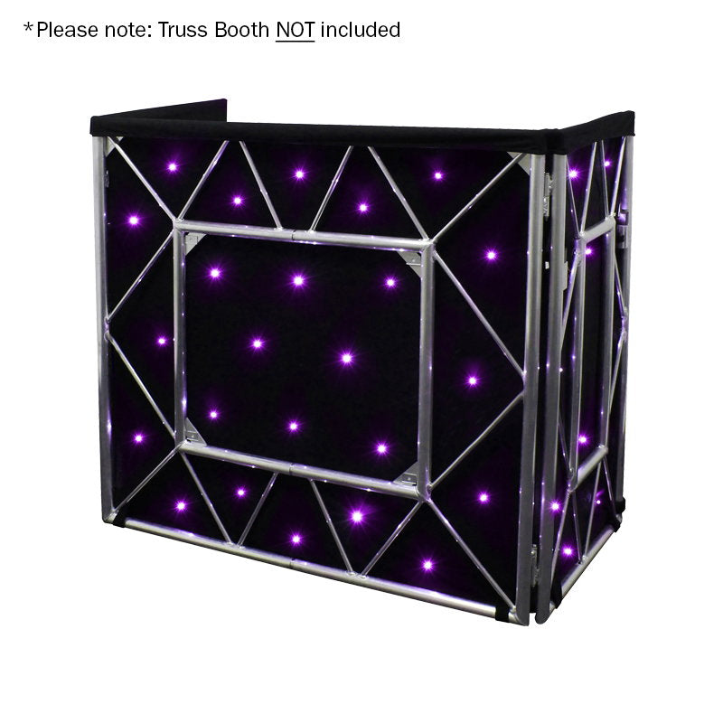 Equinox Truss Booth Quad LED Starcloth System MKII - Back Panel and Connections
