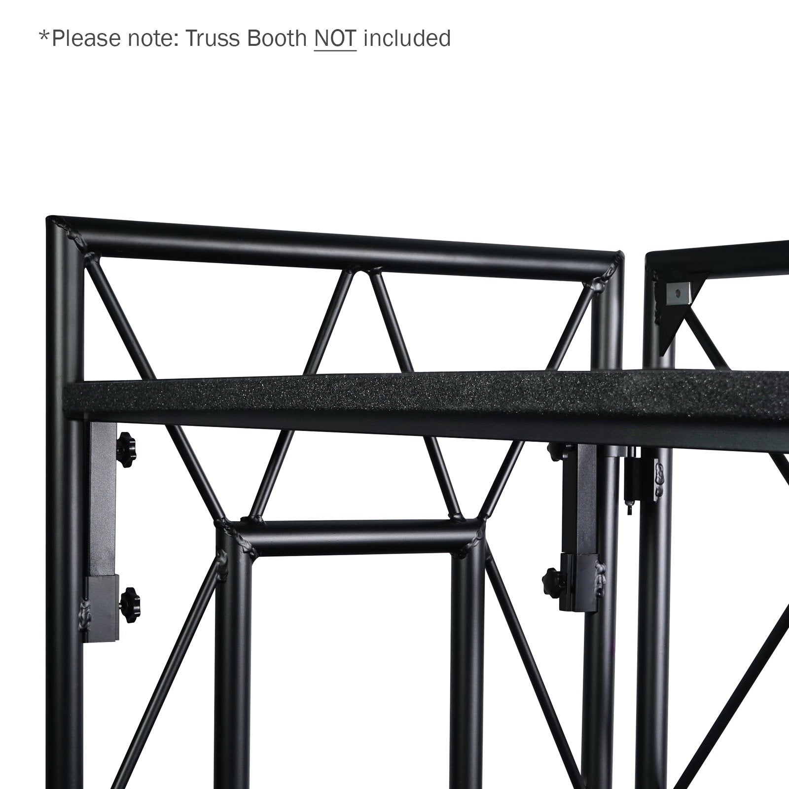 Equinox Truss Booth Shelf Extension Kit - Back Panel and Connections
