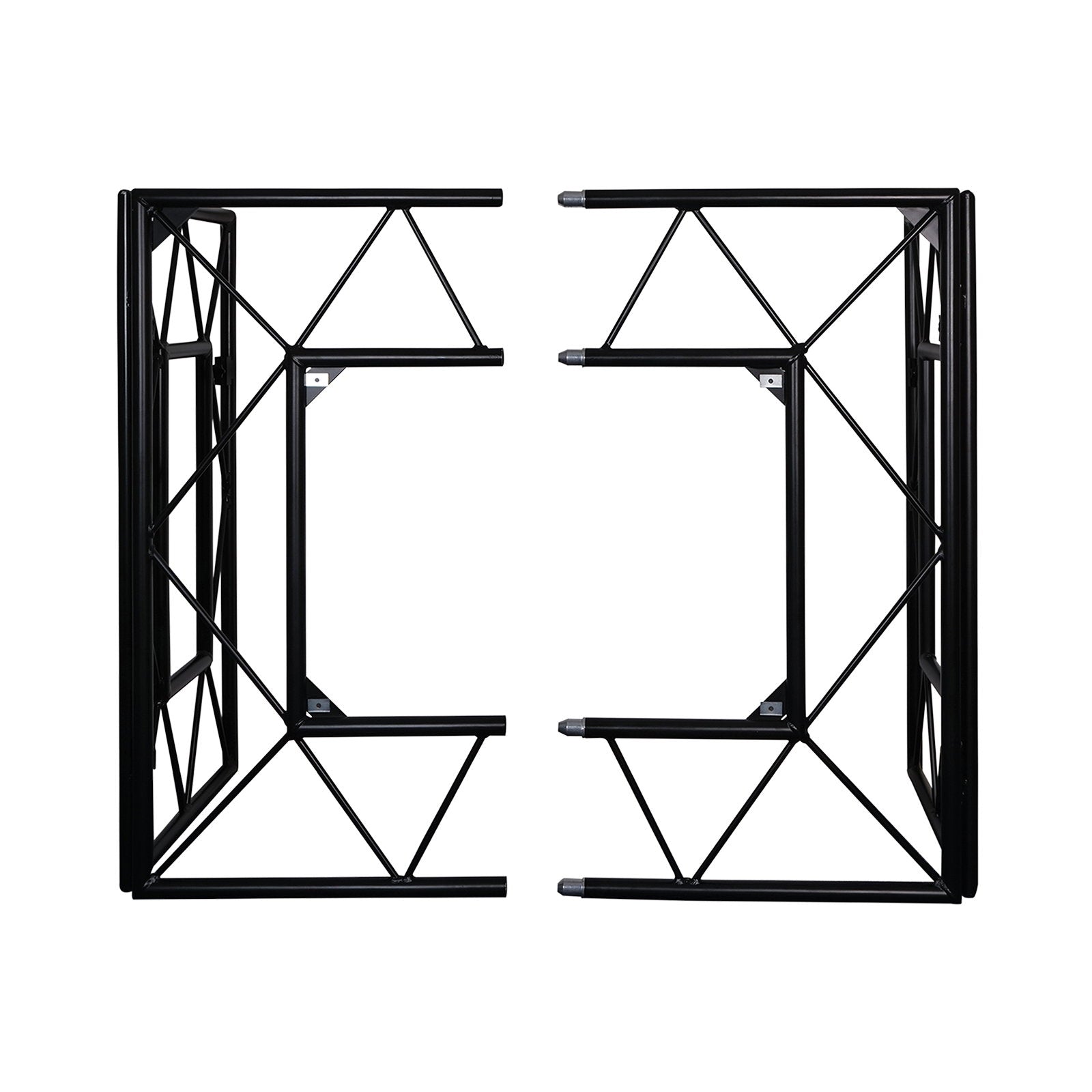 Equinox Truss Booth System (Matt Black) - Back Panel and Connections