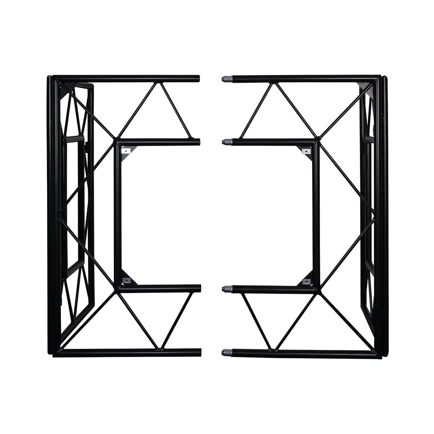 Equinox Truss Booth System (Matt Black) - Back Panel and Connections
