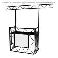 Equinox Truss Booth Overhead Kit (Matt Black) - Main View