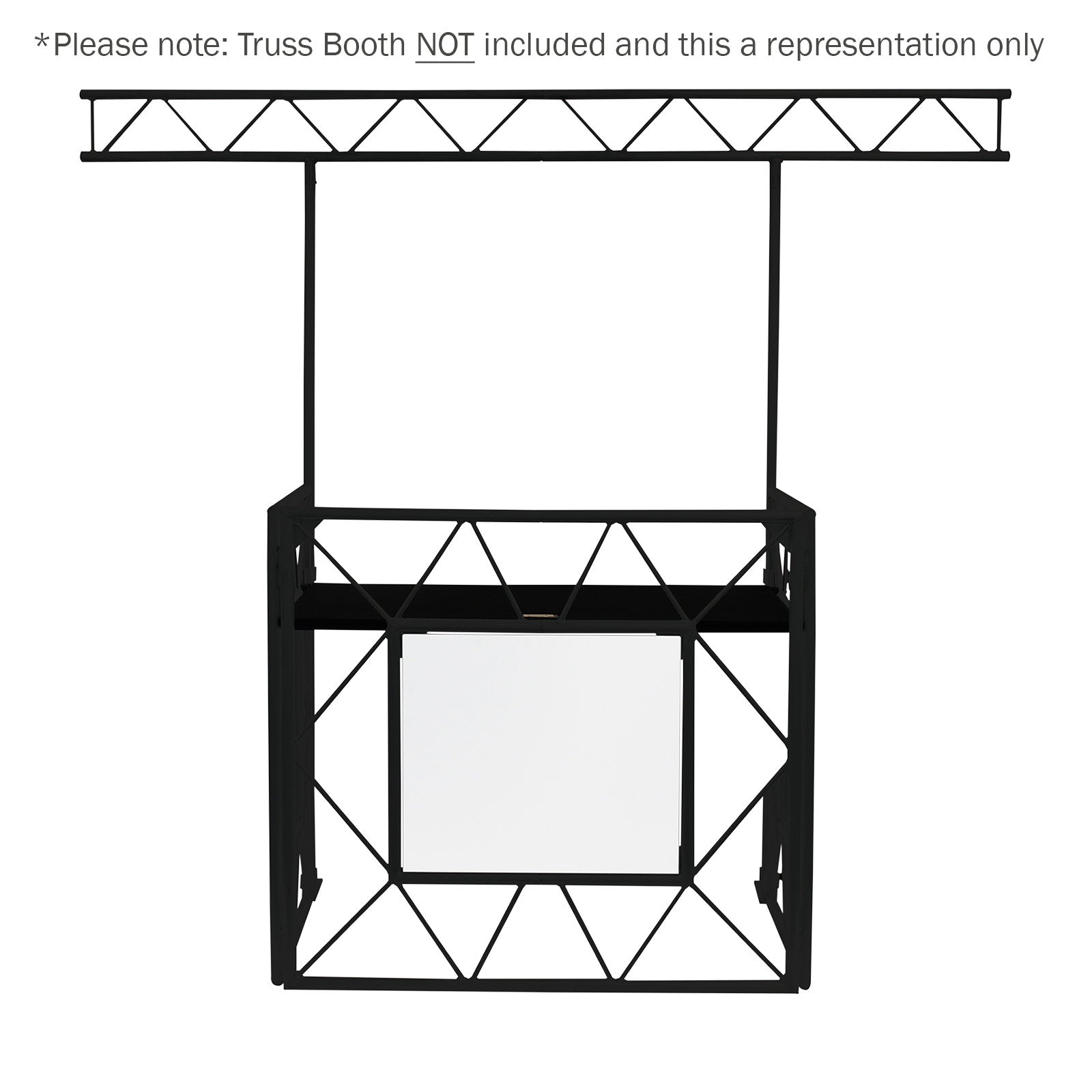 Equinox Truss Booth Overhead Kit (Matt Black) - Alternate View 4