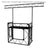Equinox Truss Booth Overhead Kit (Matt Black) - Back Panel and Connections