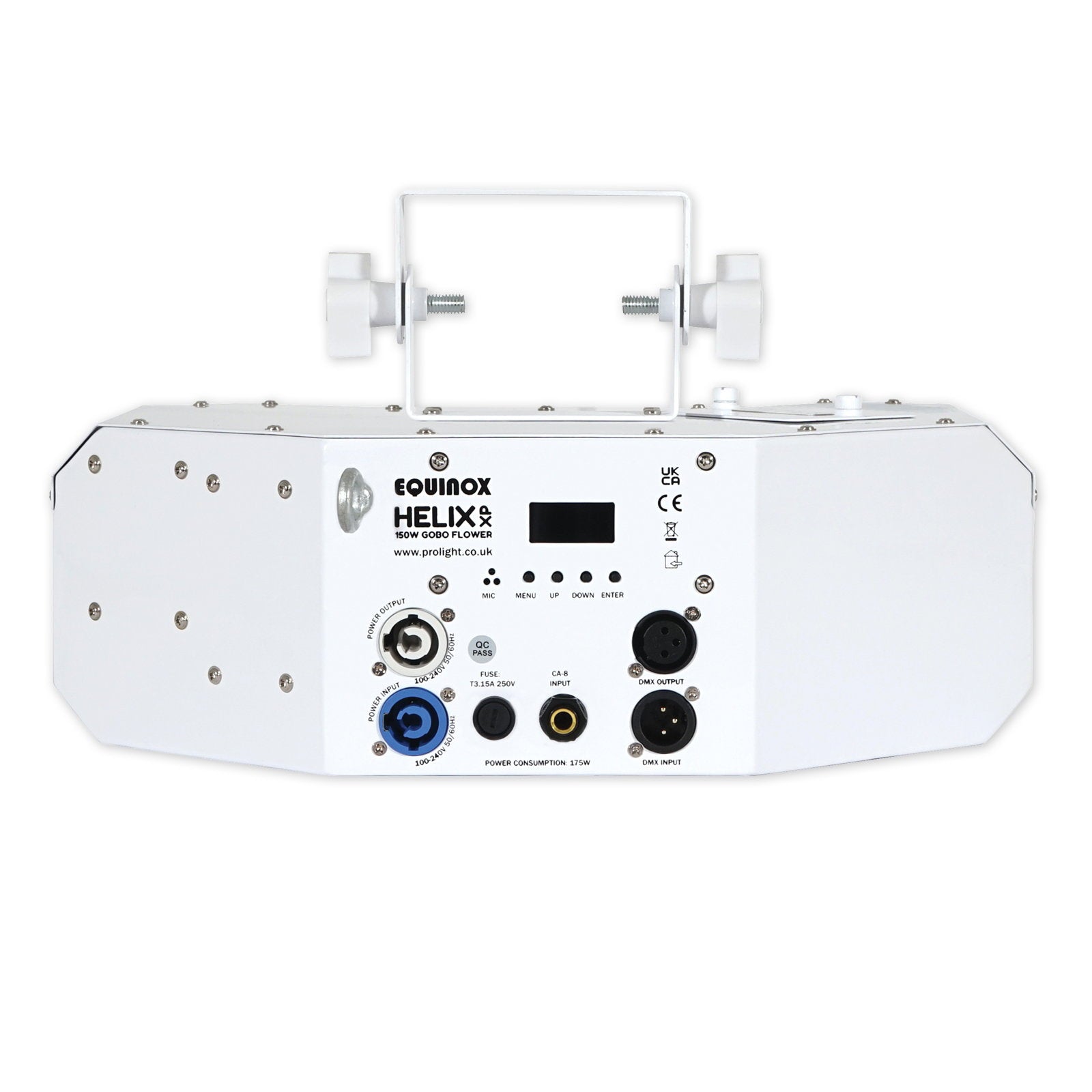 Equinox Helix XP 150W Gobo Flower (White Housing) - Alternate View 1