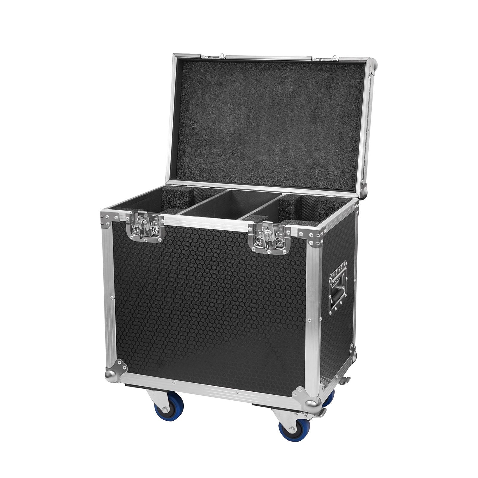 Equinox 2 Way Helix Scan XP/Helix Roller XP Flight Case - Back Panel and Connections