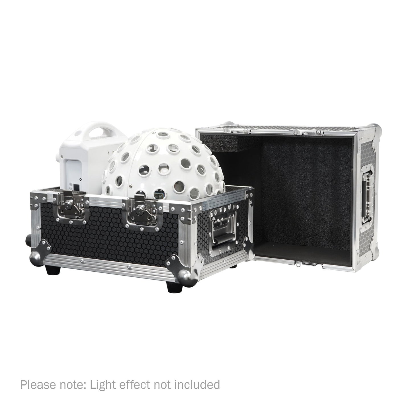 Equinox Asteroid Flight Case - Back Panel and Connections