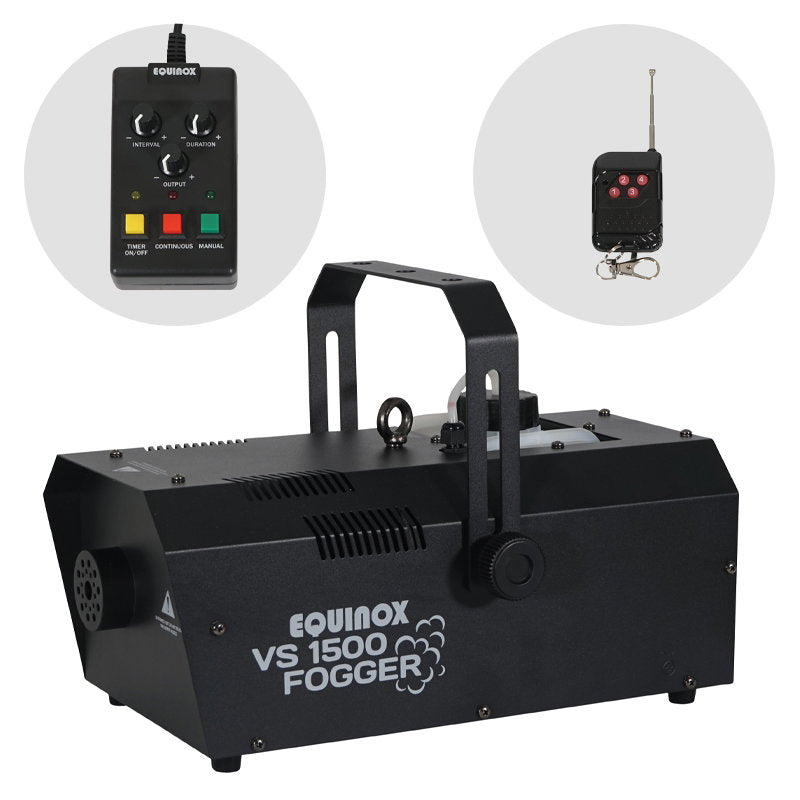 Equinox VS 1500 Smoke Machine - Back Panel and Connections