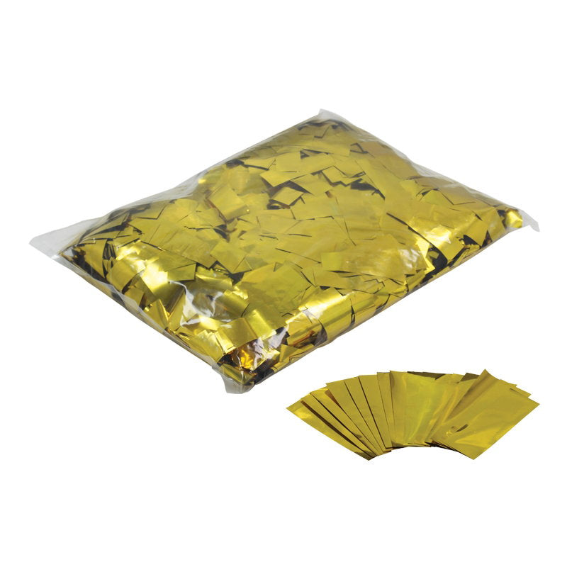 Equinox Loose Confetti 17 x 55mm - Metallic Gold 1kg - Main View