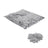 Equinox Loose Confetti 10 x 10mm - Silver Metallic 1kg - Main View
