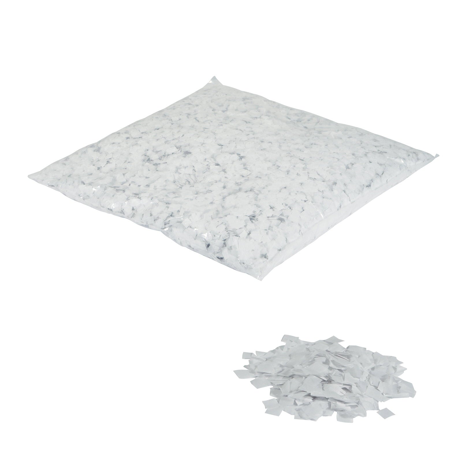 Equinox Loose Confetti 10 x 10mm - White 1kg - Main View