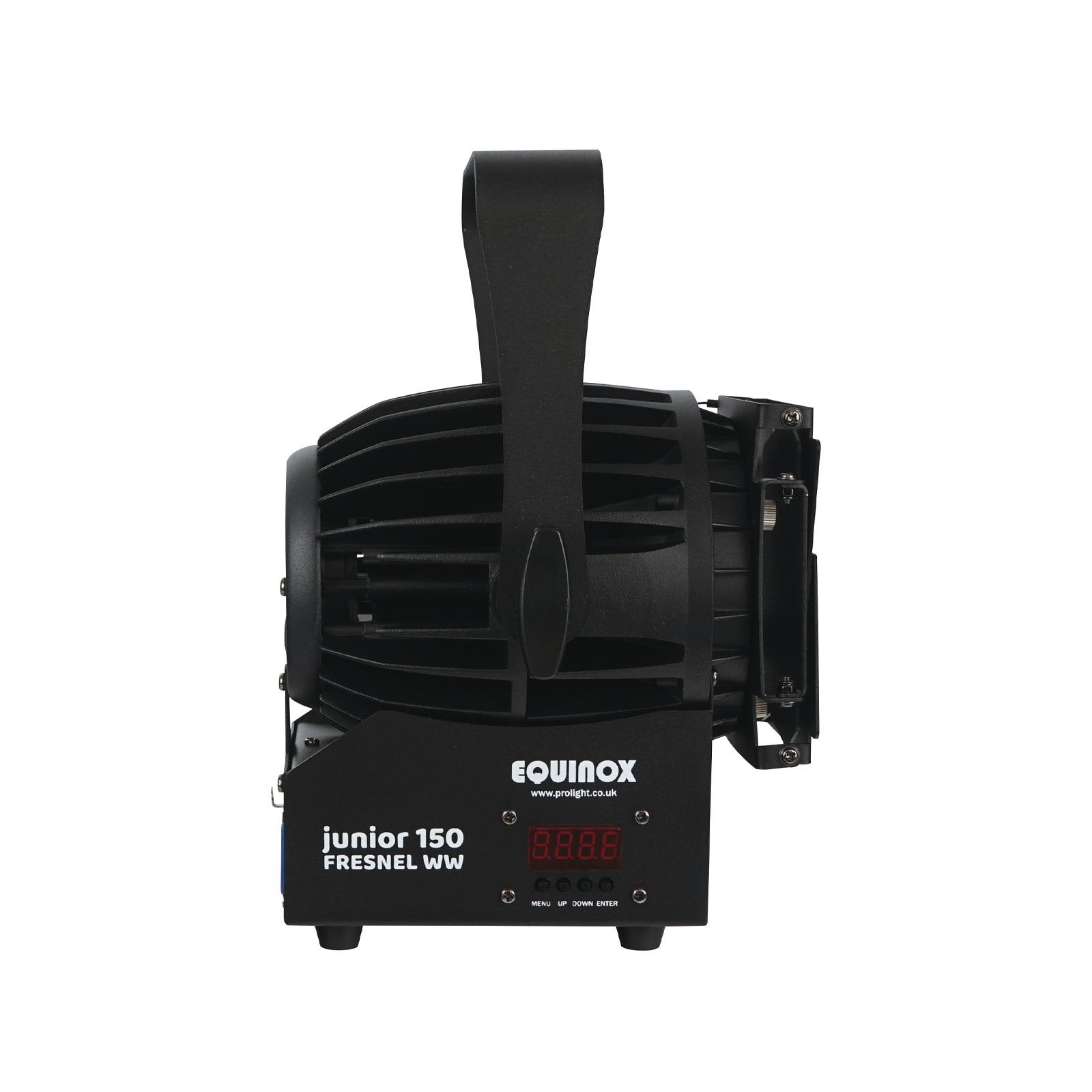 Equinox Junior 150 Fresnel WW - Back Panel and Connections