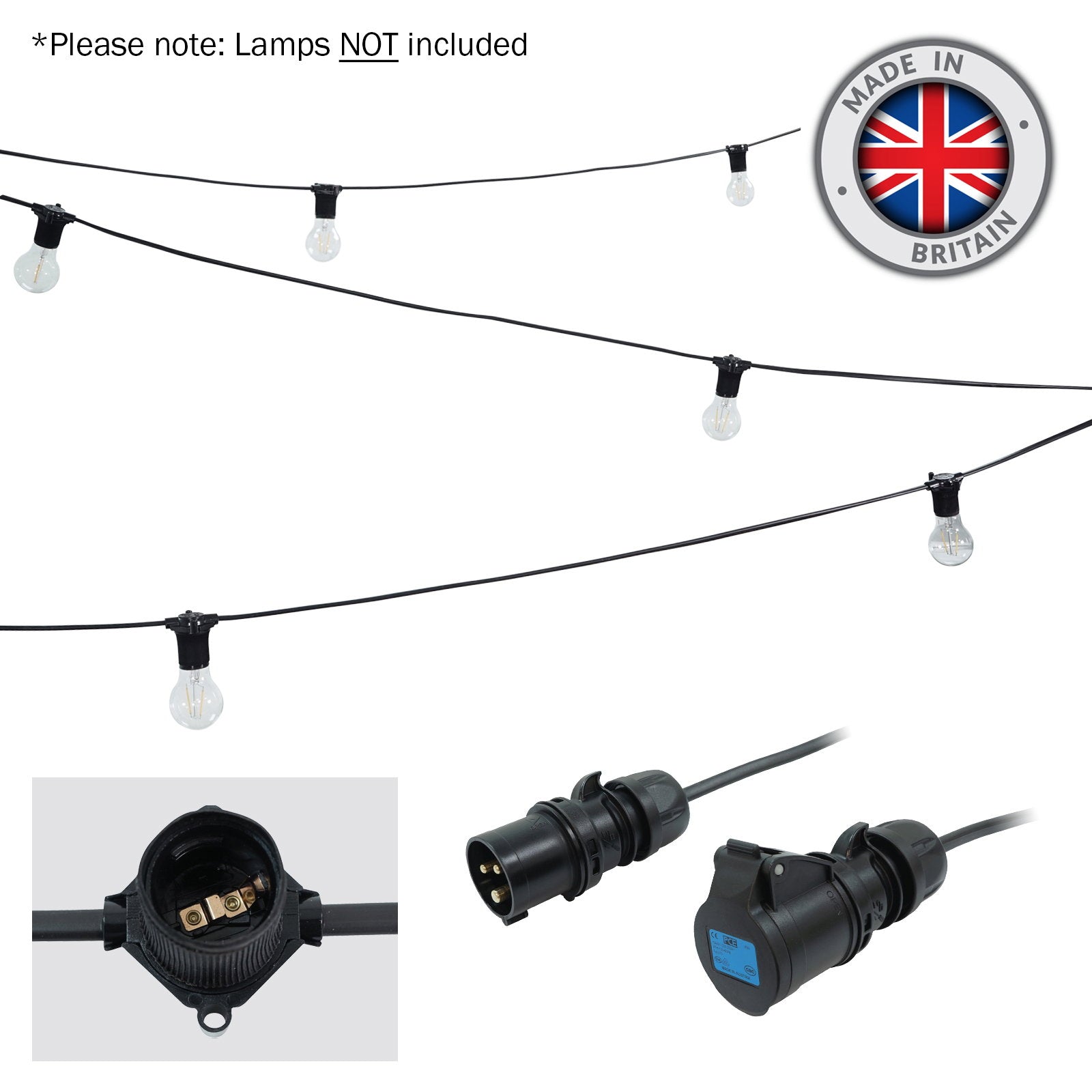 PCE 50m ES Festoon 3m Spacing - Alternate View 3