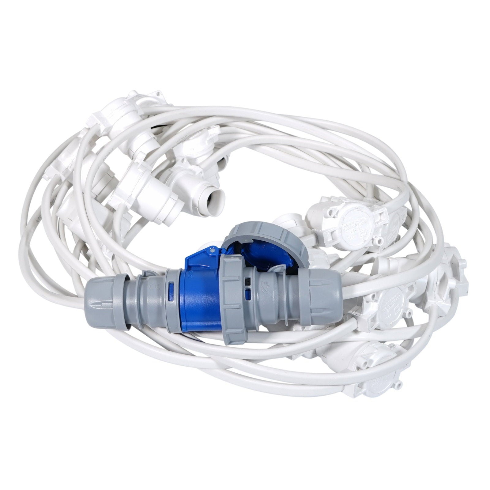 Elumen8 25m BC Heavy Duty White Rubber Festoon 0.33m Spacing - Alternate View 3