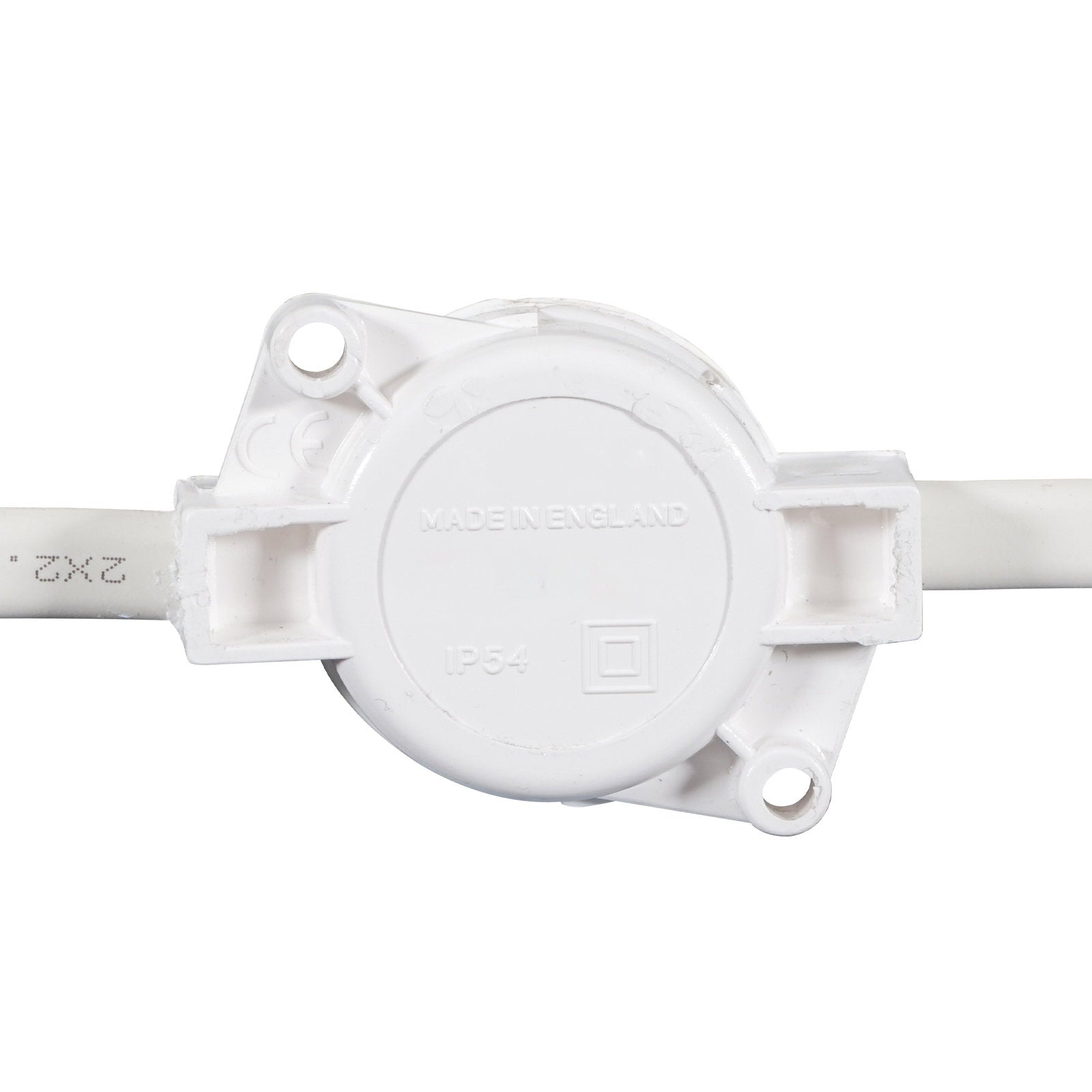 Elumen8 25m BC Heavy Duty White Rubber Festoon 0.33m Spacing - Main View