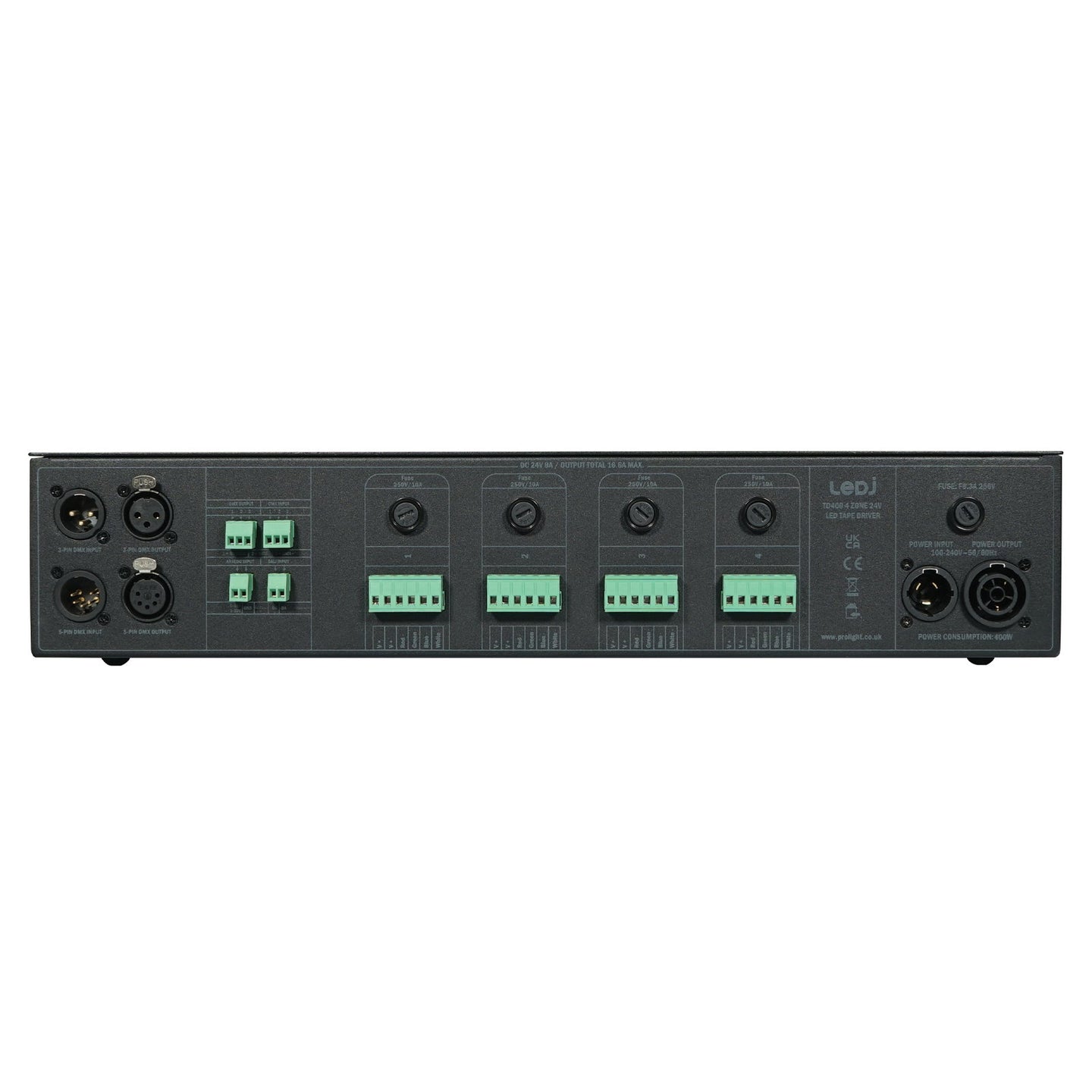 LEDJ TD400 24V 4 Zone Flexible Tape Driver - Alternate View 1