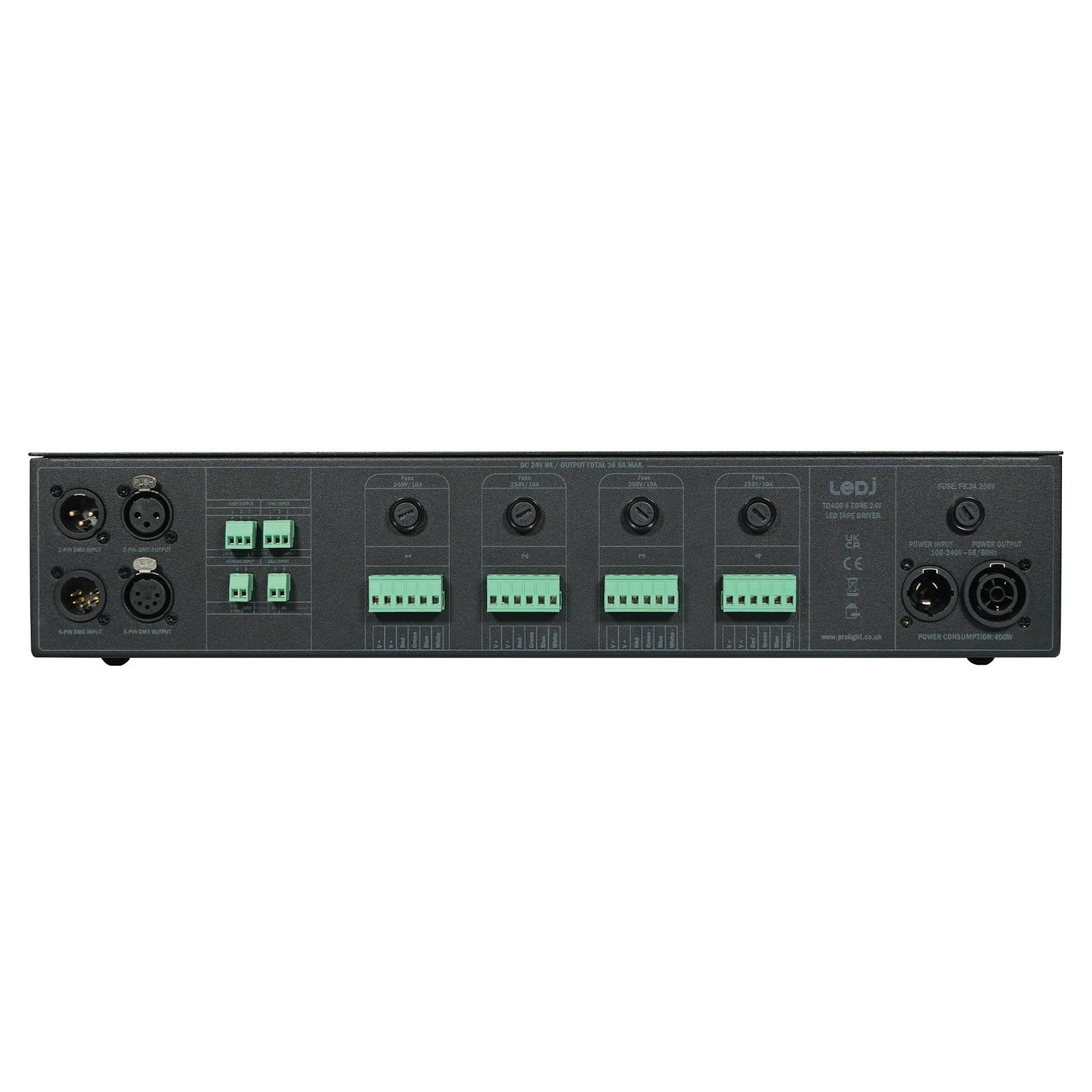 LEDJ TD400 24V 4 Zone Flexible Tape Driver - Alternate View 1