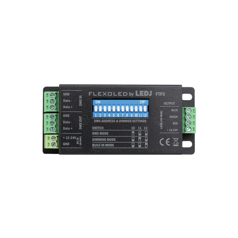 LEDJ Flexoled FTP3 RGB LED DMX Driver - Main View